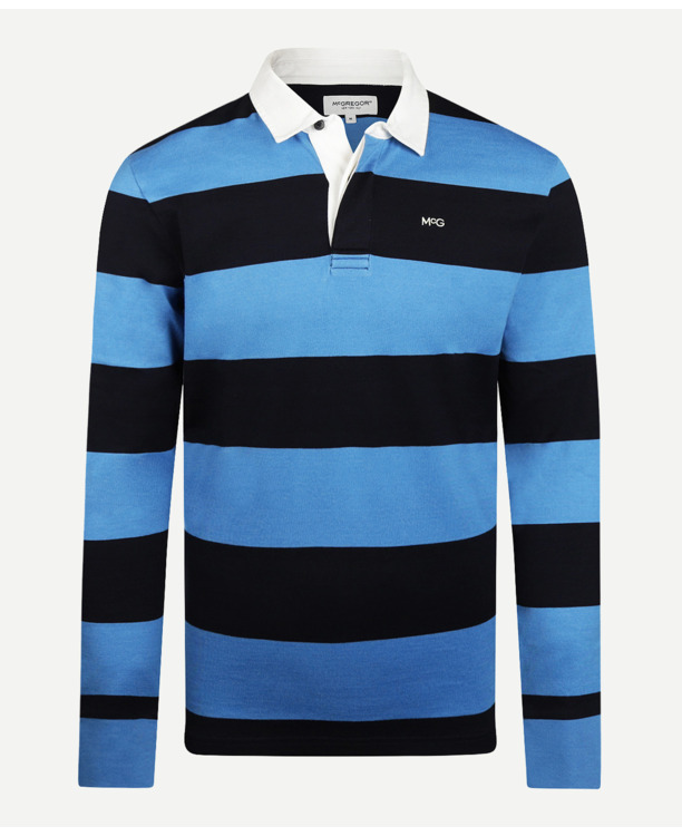 Rugby 2 stripe 100% Cotton Heren