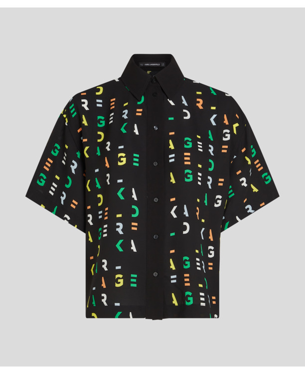 SUMMER LOGO AOP BLOUSE