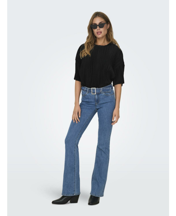 Regular Fit O-Neck Short Sleeves (S/S) O-hals Vrouwelijke top met korte mouwen, regular fit