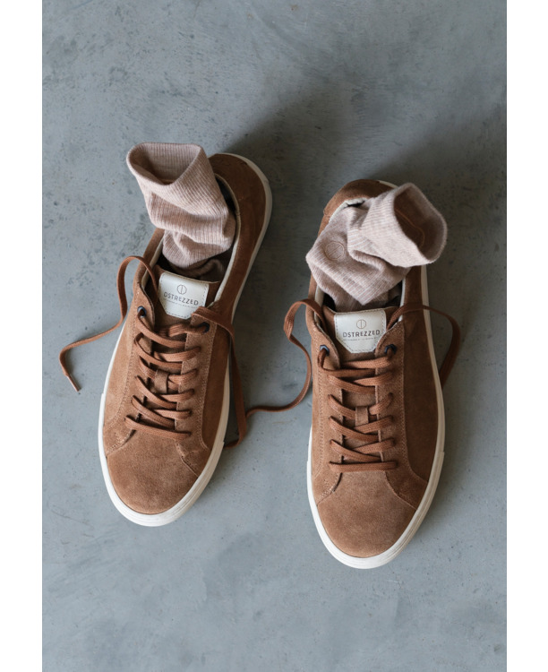 Dstrezzed Heren Basic Lage Sneakers Wit