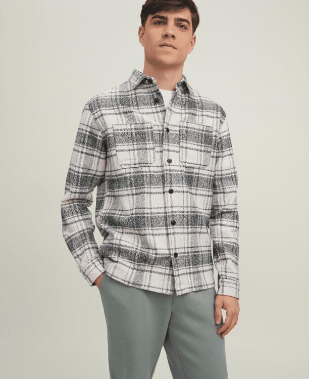 JJELOGAN CHECK OVERSHIRT L/S SN