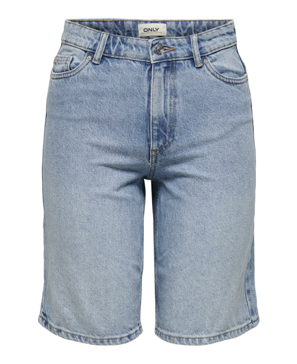 Regular Fit Lange Denim Shorts