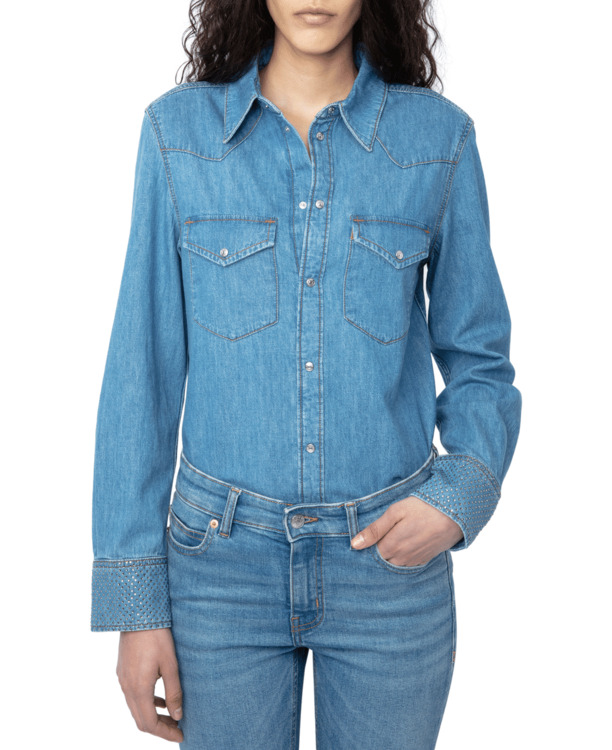 THELMA DENIM ECO STRASS