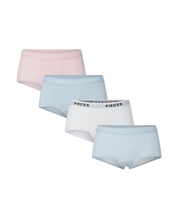 PCLOGO LADY 4 PACK AOP/SOLID NOOS B