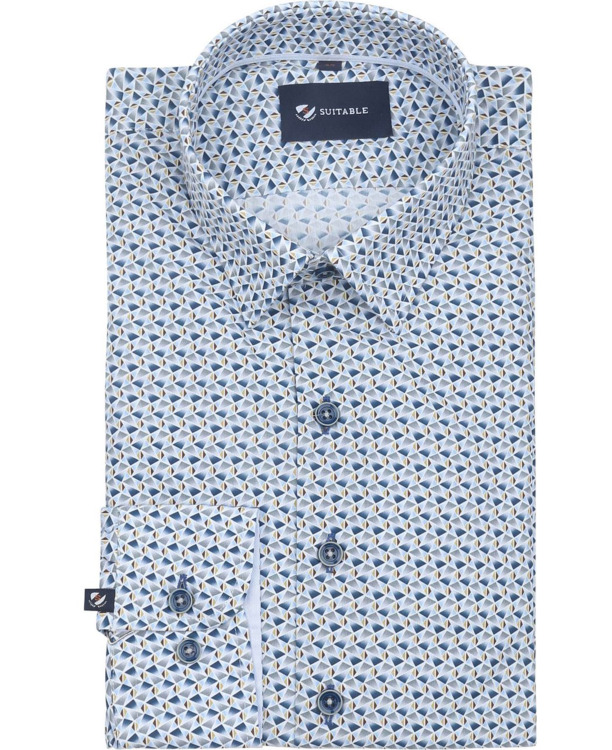 Suitable Overhemd Dia Mosa Blauw