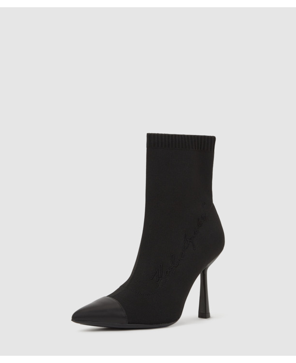SIGNATURE KNIT ANKLE BOOTS