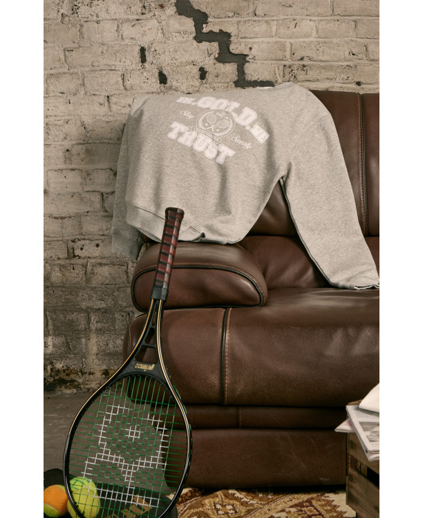 De Tennis Trui Grijs Unisex