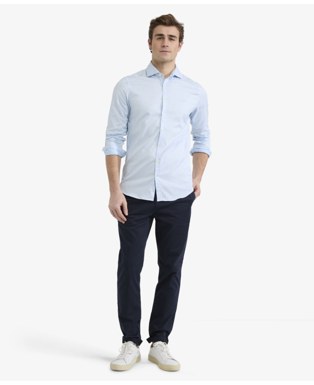 Satin Twill Shirt 100% Cotton Heren