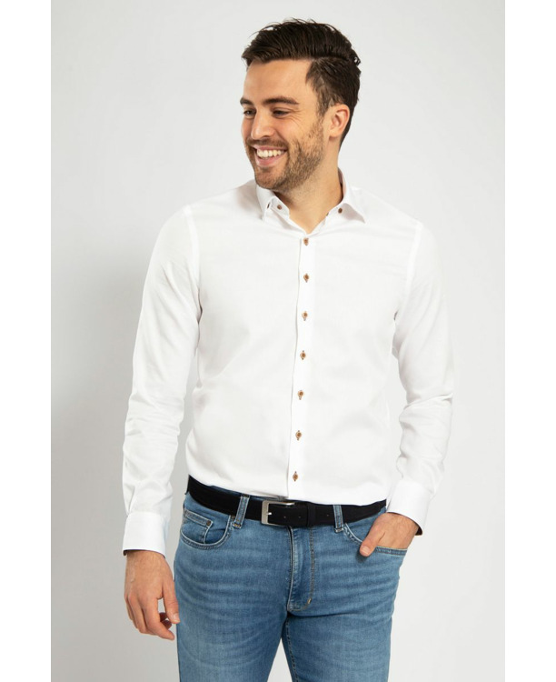 Suitable Overhemd Twill Wit
