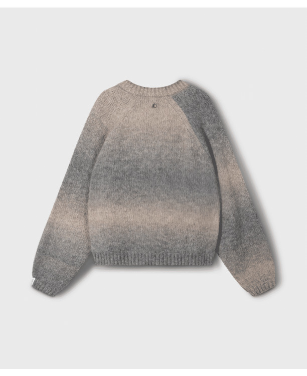 10DAYS Dames V-hals trui gradient alpaca knit