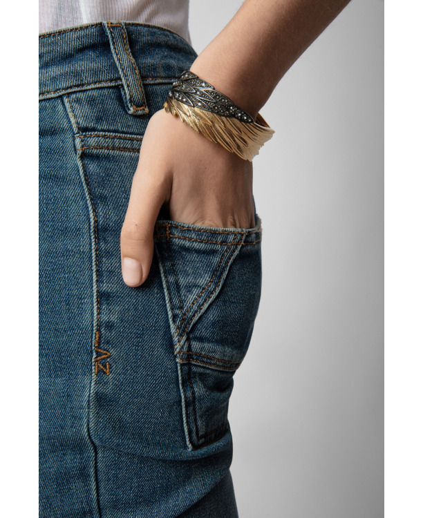 ROCK FEATHER BRACELET