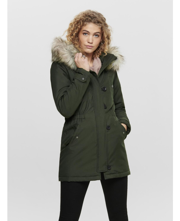 Hood w. Detachable synthetic fur edge Long Sleeves (L/S)