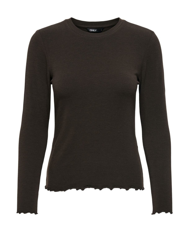 Regular Fit O-Neck Long Sleeves (L/S) Basic top met ronde hals en lange mouwen