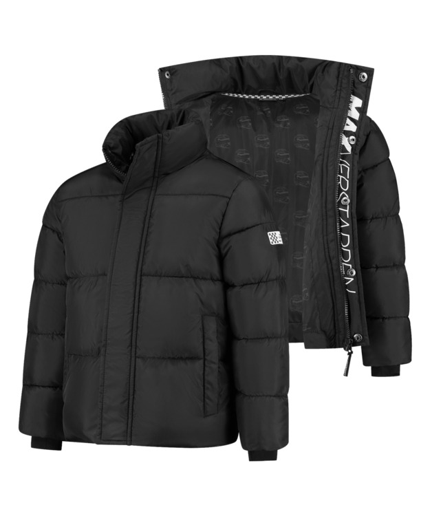 MV Kids - Winterjas - Zwart - Max Verstappen