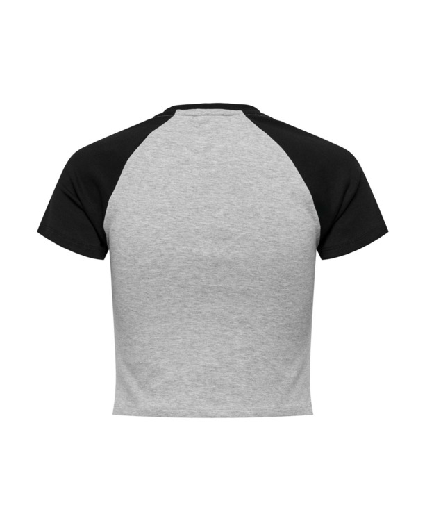 Regular Fit O-Neck Short Sleeves (S/S) Cropped O-hals T-shirt met korte mouwen voor lente/zomer