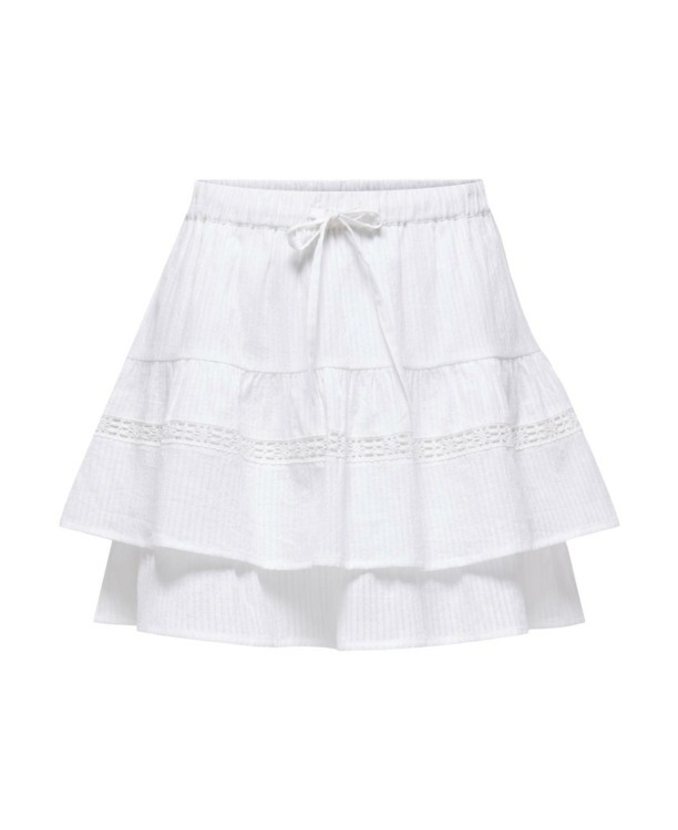 ONLPATRIZIA SHORT RUFFLE SKIRT OX WVN