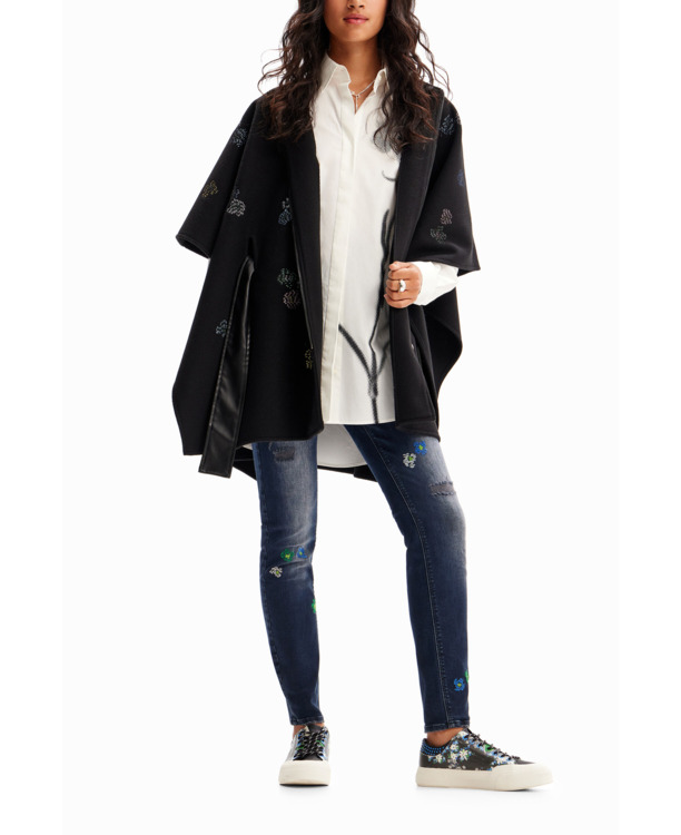 MILAN THREADFLOR PONCHO