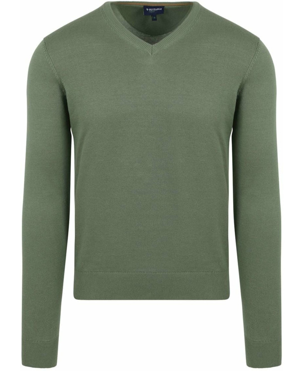 Suitable Respect Vinir Pullover Mid Groen