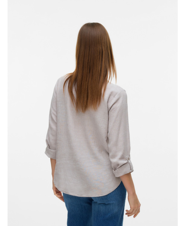 VMLINN LS V-NECK SHIRT WVN NOOS