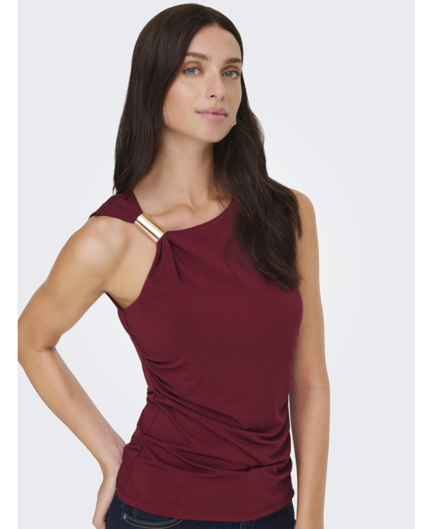 Slim Fit Asymmetric Neck Sleeveless (S/L)