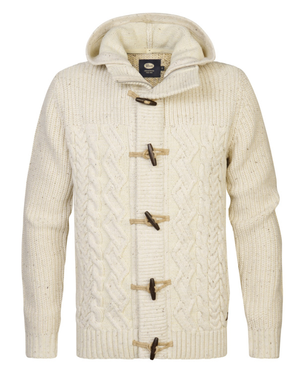 Men Knitwear Hooded Cardigan