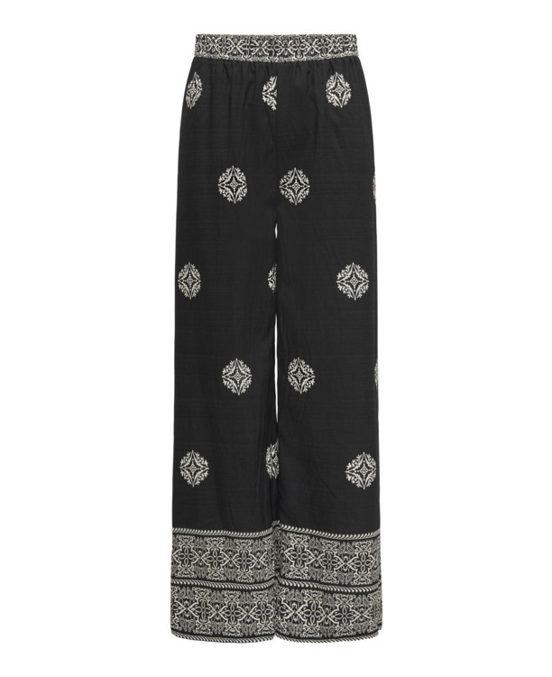 Regular Fit Broek met elastische tailleband in regular fit