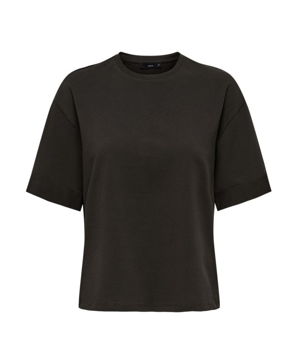 Regular Fit O-Neck Short Sleeves (S/S) Dames O-Hals Basic Top met Korte Mouwen