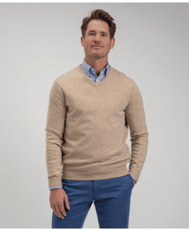 Merino V- neck Sweater