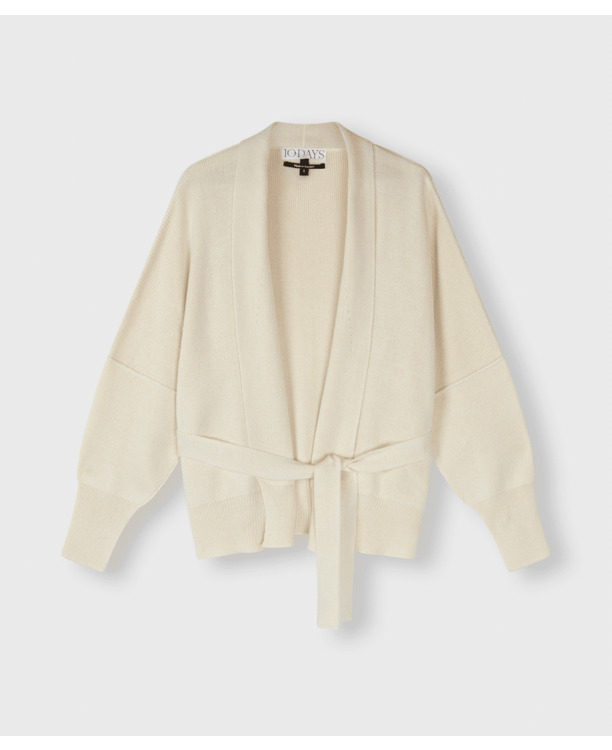 cotton knit cardigan