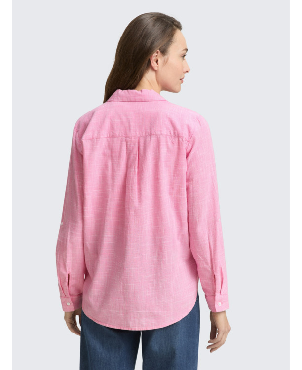 Regular fit blouse van katoen