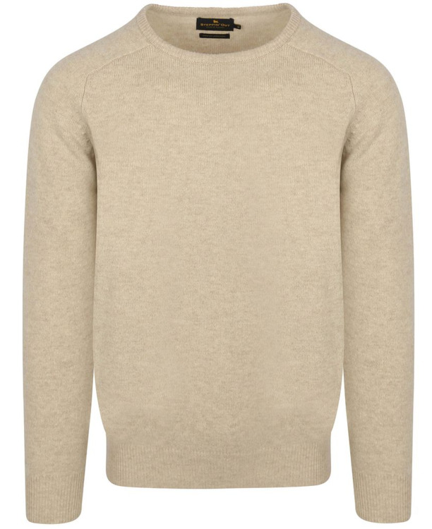 Steppin' Out Trui Lamswol Greige