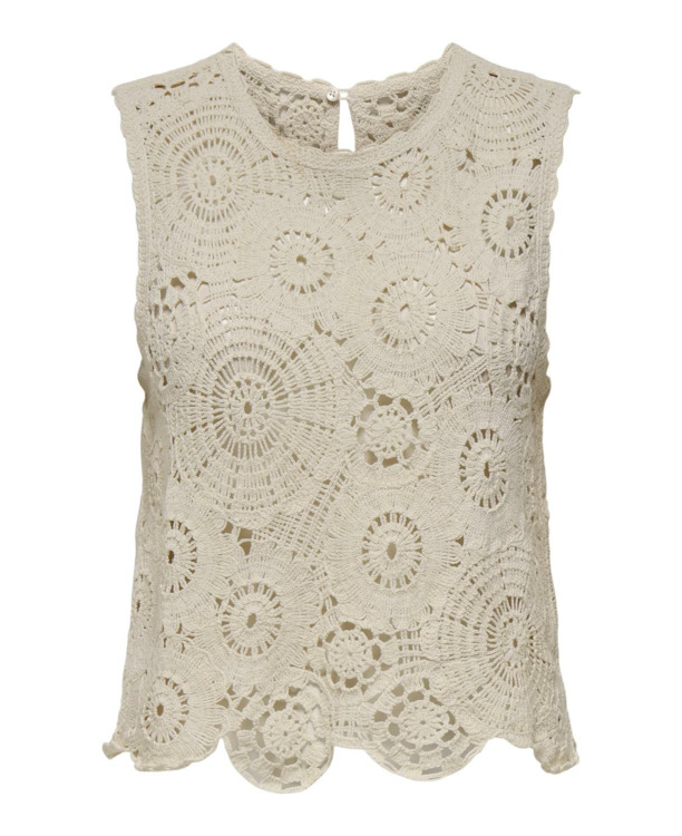 Relaxed Fit O-Neck Sleeveless (S/L) Chic Summer - Mouwloze tanktop met ronde hals voor dames