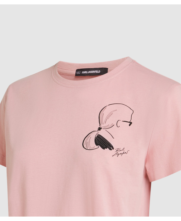 SKETCH CAMEO PRINT T-SHIRT