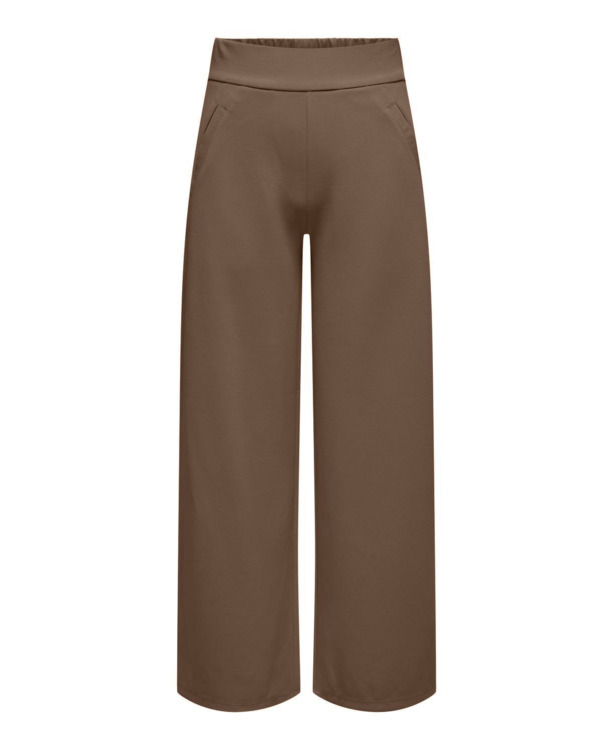 Wide Leg Fit Broek met hoge taille en wijde pijpen