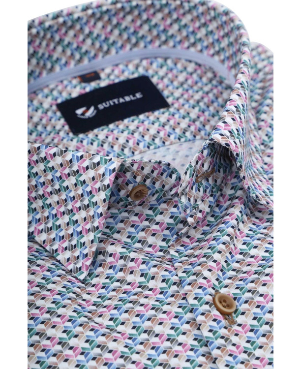 Suitable Overhemd Print Multicolour