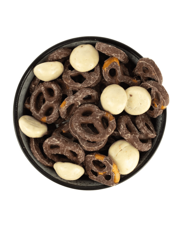 01 Friends Choco Pretzels Melk & Kruidnoten Wit