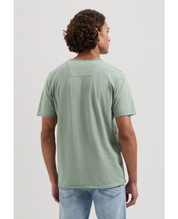Basic Round Neck Tee Slub Jersey