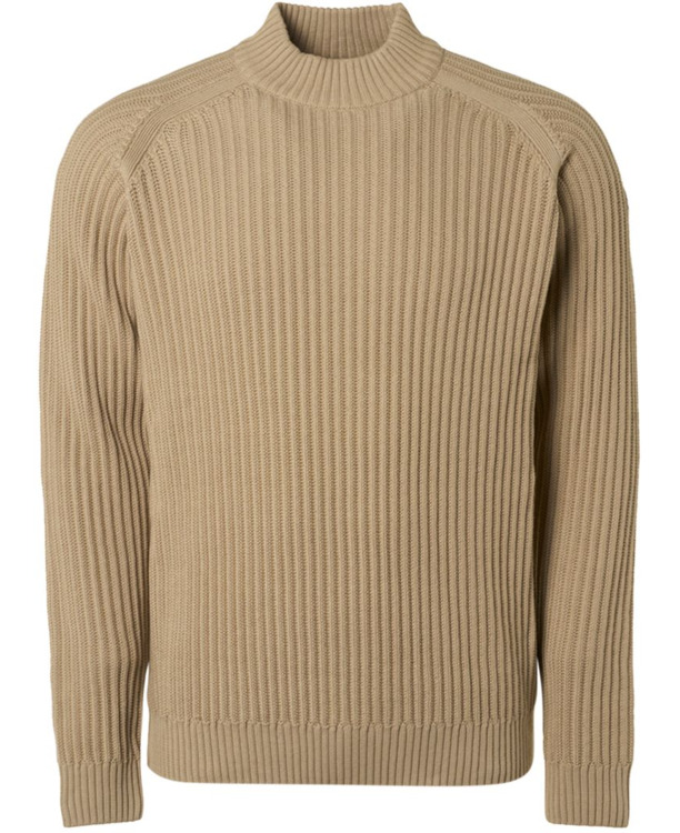 No Excess Trui Turtle Gebreid Beige