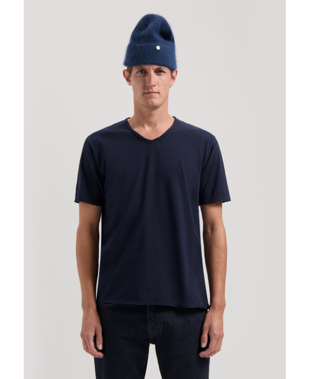Basic Round Neck Tee Slub Jersey