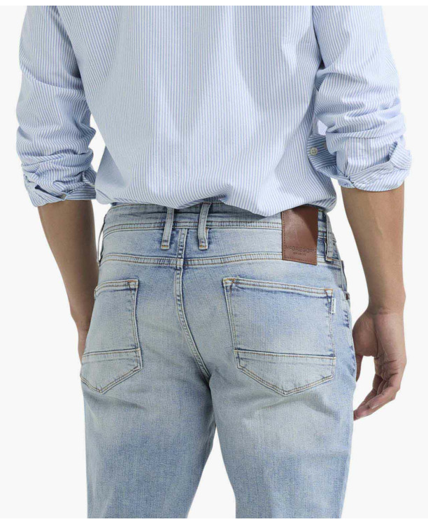 Lichtblauwe jeans Heren