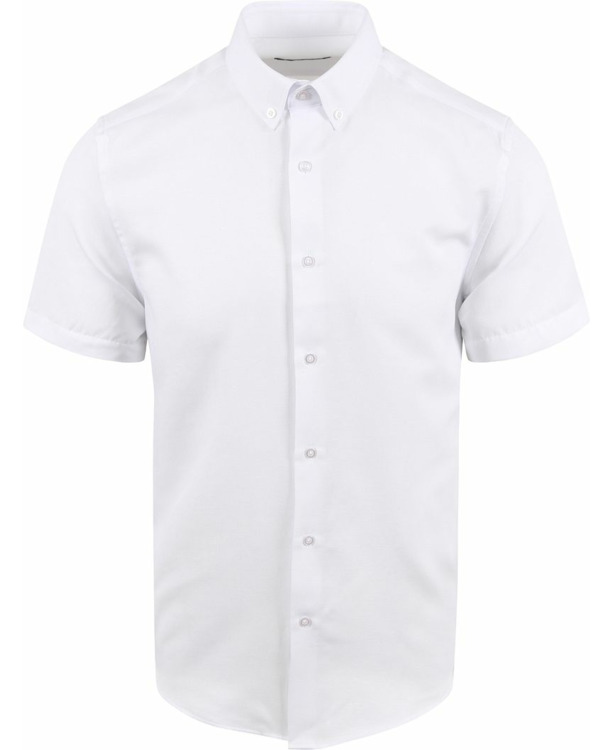 Suitable Short Sleeve Overhemd Wit