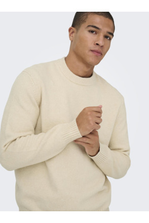 Relaxed Fit Crew Neck Lange Mouwen (L/M) Heren