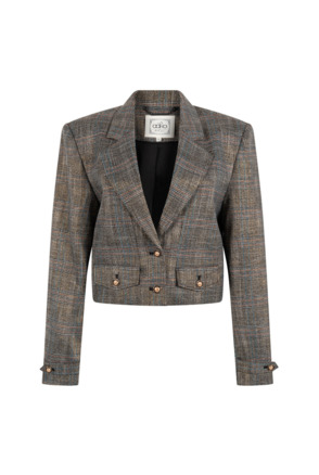 Aaiko Dames elegante blazer zwart viscose elastaan