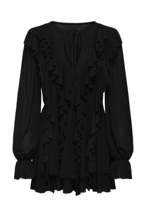 Regular Fit V-Neck Long Sleeves (L/S) Jurk met V-hals en lange mouwen voor de herfst