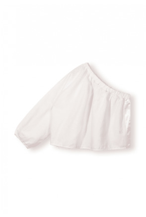 10DAYS Dames linnen blouse one shoulder top