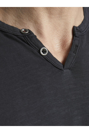 Slim Fit Split hals T-shirt (S/S)