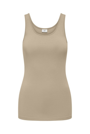 Slim Fit U-Neck Sleeveless (S/L) Klassieke Basic mouwloze tanktop met U-hals