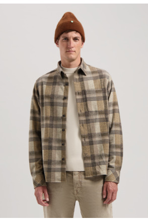 Dstrezzed Heren Flanellen Overhemd Gus Rood