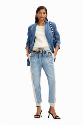 DENIM BROEKEN DENIM MICKEY HYBRID