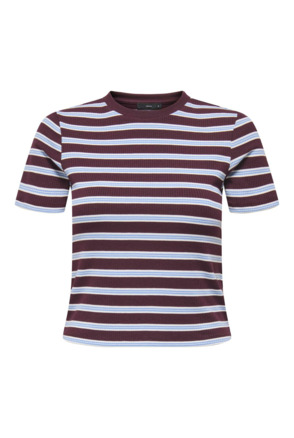 Slim Fit O-Neck Short Sleeves (S/S) Top met O-hals en korte mouwen en slim fit voor je lentegarderobe